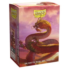 Dragon Shield DUAL Matte Standard-Size Sleeves - Year of the Wood Dragon - 100ct